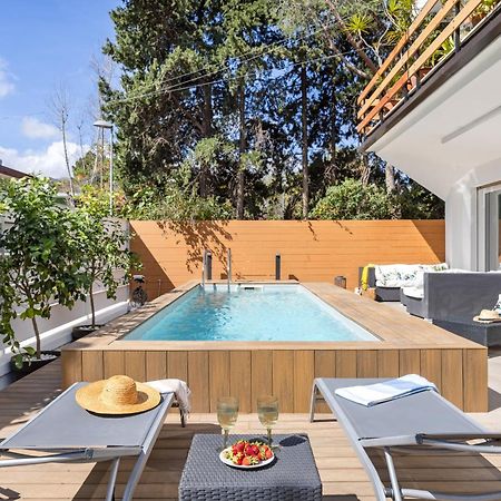 Appartamento In Villa Con Piscina Privata 巴勒莫 外观 照片