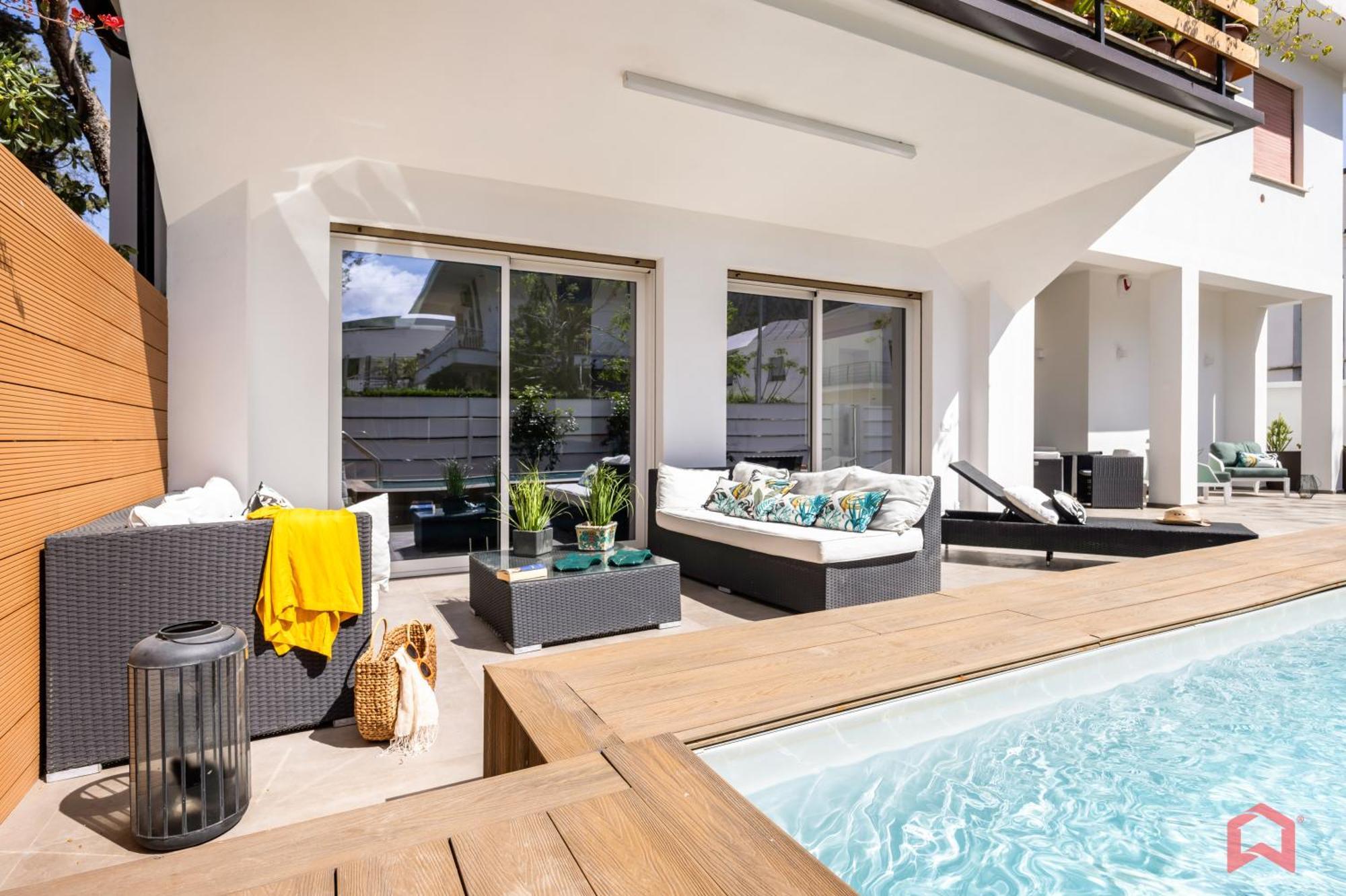 Appartamento In Villa Con Piscina Privata 巴勒莫 外观 照片