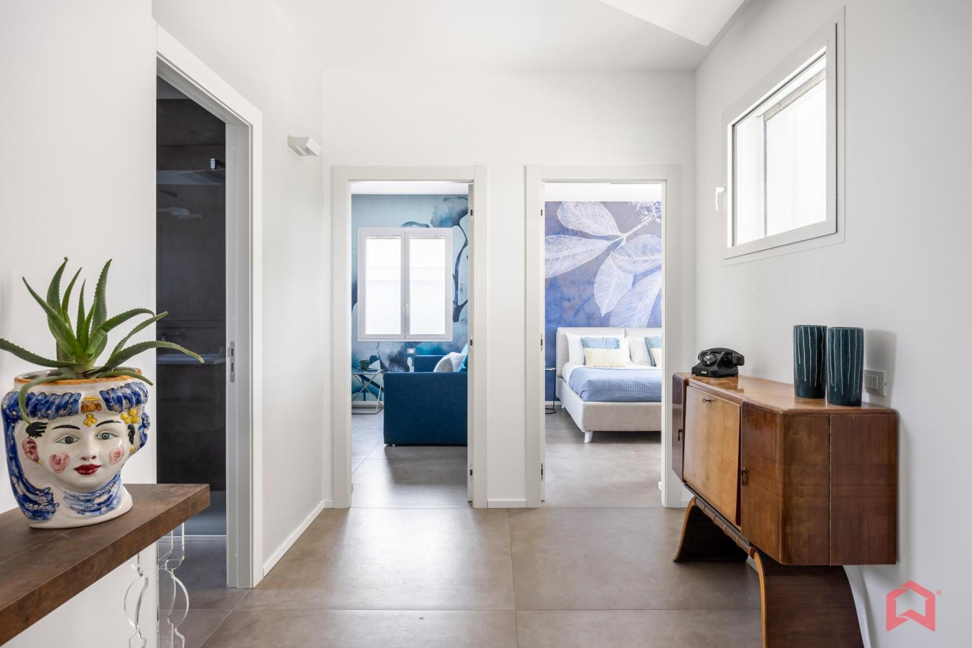 Appartamento In Villa Con Piscina Privata 巴勒莫 外观 照片